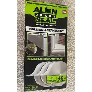Alien Door Window Seal Tape Draft Sealing Strip Clear Adhesive Insulation 49 Ft